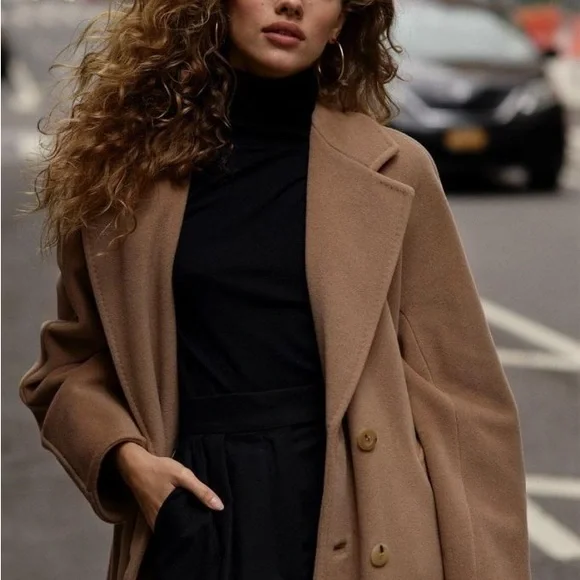 ICONIC MAXMARA MANUELA ICON THICK CAMEL COAT - LIKE NEW | MADE IN ITALY SIZE. 38 - Picture 6 of 11